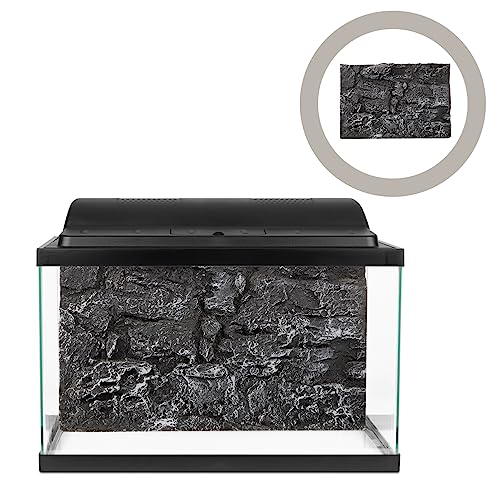 FOMIYES Aquarium Background 3D Fish Tank Background 45X30X5CM Reptile Tank Backdrop