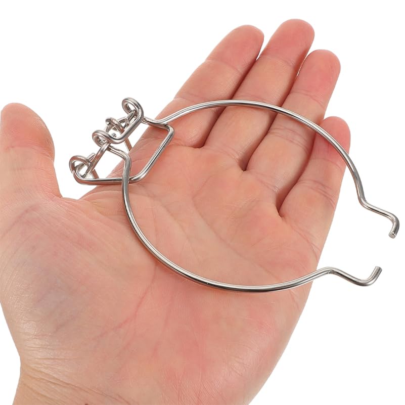 12Pcs Stainless Steel Wire Clamp Sealed can Buckles for Wide Mouth Jars with Unique Spring Design Leak Prevention for Kitchen Food Storage