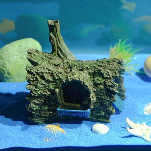 Fishtank Shrimp Breeding Artificial Driftwood Ornaments for Aquariums Terrarium Landscaping Shelter Decoration Resins Fish Accessories