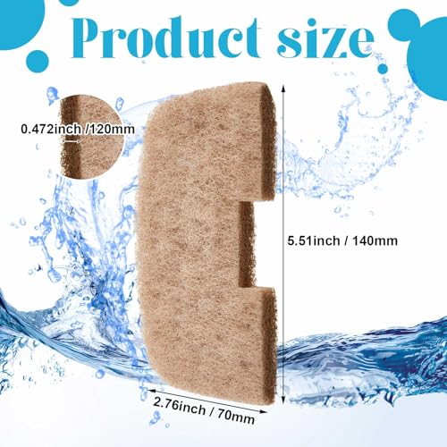 Threlaco 10 Pack Compatible with Fluval 106/206/107/207 Ammonia Remover Pads, Aquarium Canister Filter Media Replacement Pads for Fish Tank - color: 106/107/206/207 Ammonia Remover,