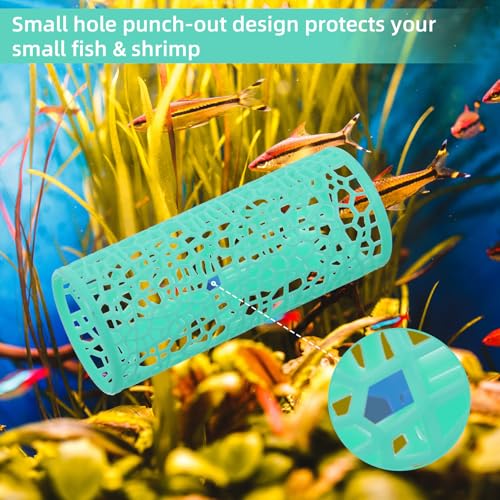 Green Betta Tunnel, Betta Cave with Suction Cups, Plastic Bettas Tank Accessories, Safe Aquarium Decor for Small Fish & Shrimp, Small Fish Toys Hideout Play Area - color: Green