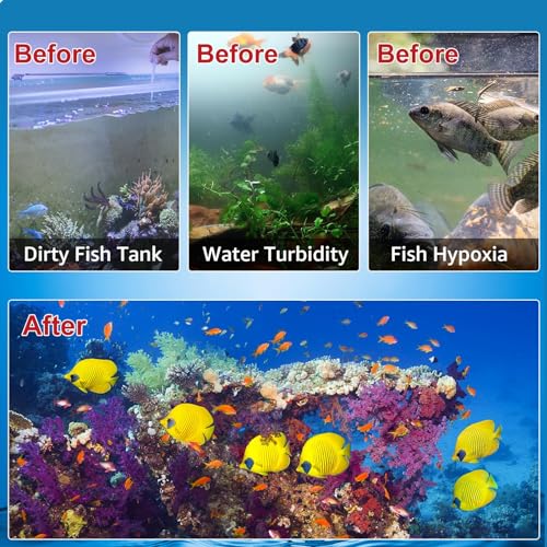 8 Pack Small Filter Cartridges Compatible with Tetra Whisper Bio-Bag Filter Small Replacement Filter Cartridges Compatible with Tetra Whisper 3i Internal Filters