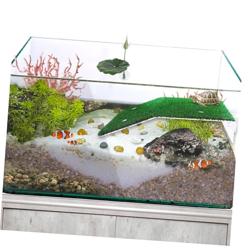 UPKOCH 2pcs Betta Fish Habitat Leaf -Soft Artificial Plant Pad Rest with Suction Cup Aquarium Decor - Resting Breeding Spot for Betta Fish Tank Accessories