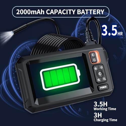Daxiongmao Endoscope Camera with Light, 1080P HD Borescope, IP67 Waterproof Snake Camera – Ideal for Inspecting Walls, Vents, Automotive Engines, Pipes – A Great Gift Tool for Men (16.5ft) - size: 16.5FT