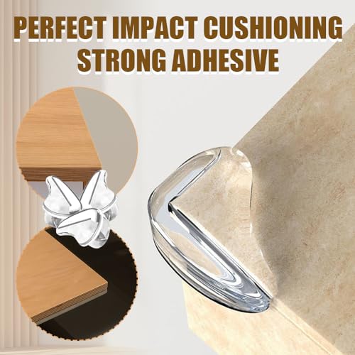 10pcs Corner Protector Baby, Baby Proof Corners and Edges, Clear Table Corner Covers Baby, Corner Guards for Table Edges & Sharp Corners (10pcs Round) - color: 10pcs Round