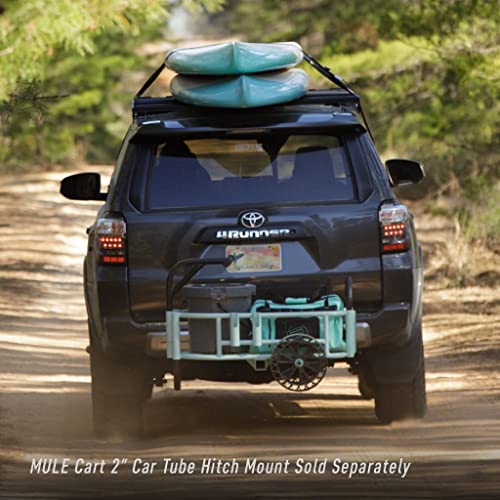 BOTE Mule Fishing Cart, Marine Grade Aluminum, Rod Holder, Universal Beach Wagon, Transportation System, Supreme Durability & Performance, Utility Cargo