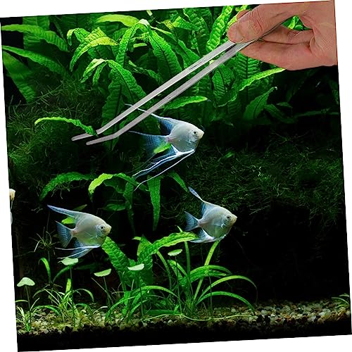 Totority 1set Aquascaping Tools Kit for Aquariums Includes Scissors Tweezers and Spatula for Planting and Maintaining Tanks
