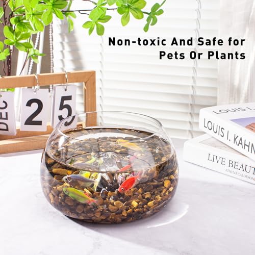 0.5 Lb/230g Crystal Chips Tumbled Polished Natural Tiger Eye Gravel Stones, Irregular Shaped Healing Stones Gravel Pebble for Crafts, Vases Filler and Fish Turtle Tank Decorations - color: Tiger Eye, size: 0.5 LB