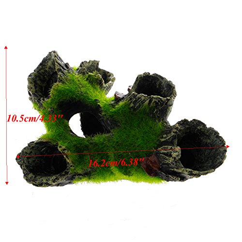 Aquarium Tank Tube Breeding Hiding Cave Shelter for Fish Shrimp Spawn Live Plant