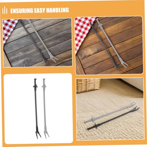 VICASKY 4pcs Extra Long Aquarium Tweezers Sturdy Fish Tank Tools for Planting Cleaning Aquatic Plants Versatile Clips for Feeding Maintenance Aquascaping