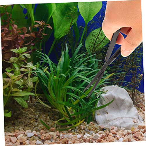 Aquarium Plant Scissors Spring Trimmer for Aquascaping and Terrarium Maintenance Ergonomic Design for Precise Plant Grass and Aquarium Decoration