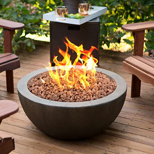 Mr. Fireglass 10 Pounds Red Natural Lava Rock for Indoor Outdoor Gas Fire Pits Fireplaces | Volcanic Lava Stones for Decorating Garden Landscaping, Potted Plants, 0.3"-0.6" - color: Red, size: 0.3"-0.6"