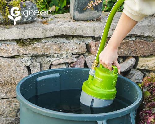 Green Expert Handy Utility Pump Submersible 1/6HP, 25-Foot Long Power Cord, Easy to Remove Water in Pools Hot Tub Flooded House Garden Pond Tankless Heater, Small Backup Pump for Household Drainage