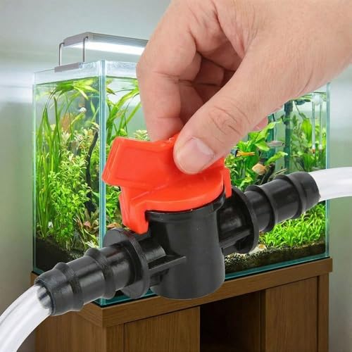 2 Pcs 10mm Plastic Tube Pipe Connector Regulator Aquarium Air Pump Water Flowing Controller Regulator Valve Aquarium Accessories