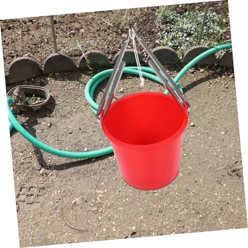 STOBAZA Utility Bucket with Handle for Animal Water Storage and Gardening for Farming Camping and Cleaning Tasks