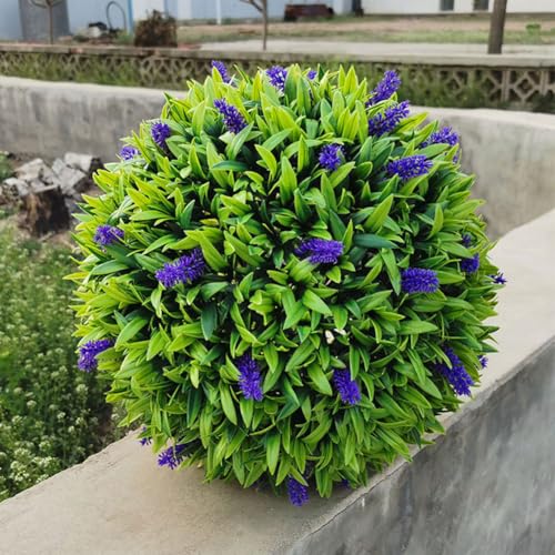 Topiary Ball Frame Set of 2, 6 Sizes Plastic Plant Support Cage, Artificial Grass Ball Frame for DIY Flower Arrangement, Boxwood Moss Ball Holder for Wedding Home Garden Decoration (40cm/16inch) - size: 40cm/16inch