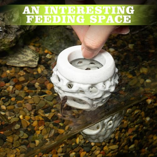 3D Printed Floating Betta Hideout Feeding Rings for Small Fish Resting Spot for Corydoras Shrimp Cave Aquarium Floating Decorative