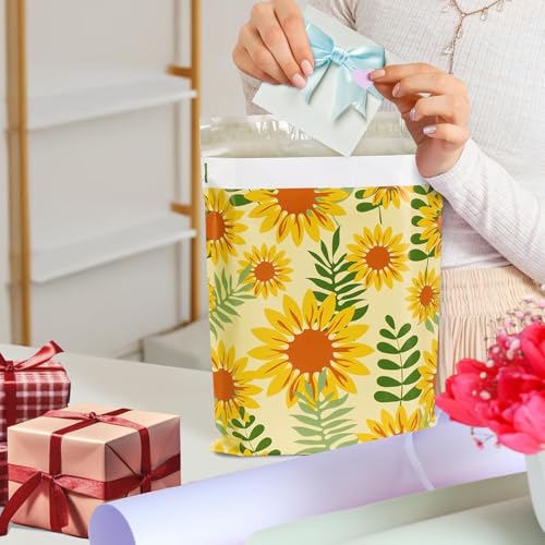 Metronic Poly Mailers 10x13 Inch 1200Pcs, Shipping Bags for Clothes,Self Adhesive Shipping Envelopes for Small Business,Waterproof Mailers Poly Bags for Shipping,Packaging Mailing Bags Sunflower - color: Sunflower, size: 10x13 1200pc（A Box）