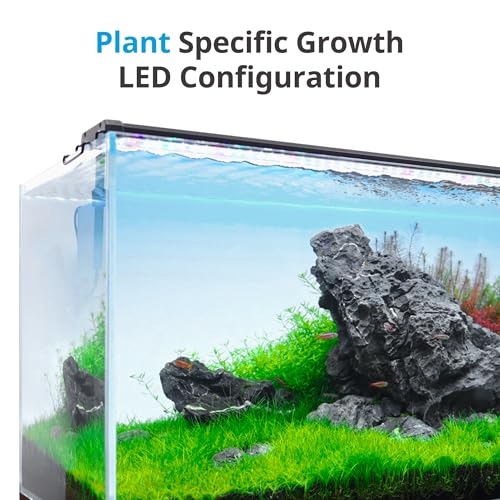 NICREW ClassicLED Plus LED Aquarium Light with Timer, Planted Fish Tank Light 18 Watts for 24-30 Inch, Daylight and Moonlight Cycle - size: 24 - 30 in
