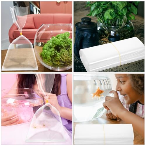 Healifty 50pcs Fish Transport Bags 24x48cm Leak-proof Plastic Live Fish Shipping Bags for Aquarium and Aquatic Packaging