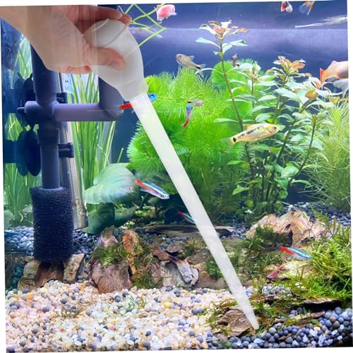 Mini Straws Aquarium Water Changer Fish Tank Vacuum Cleaner Change Tool