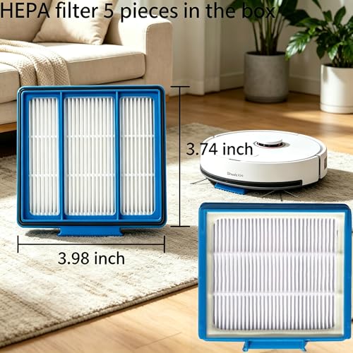 24pcs Big-Kit Replacement Part Accessories Compatible for Shark IQ R101AE RV1001AE AV912S AV1002AE RV100AE UR1000SR Side/Sweep Brush Filter Main/Roller/Cover/Self-Clean Base Filter - color: 24pack