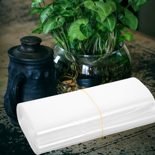 Veemoon 50Pcs Clear Plastic Fish Transport Bags Packing Bags for Aquarium Use for Pet Stores and Fish Farms Oxygen Supply Leak Resistant Shipping