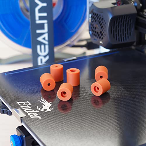 3D Printer Heat Bed Leveling Parts,Silicone Column Solid Mounts,Leveling Spring Replacement Part (8 Pack) - color: 8 Pack