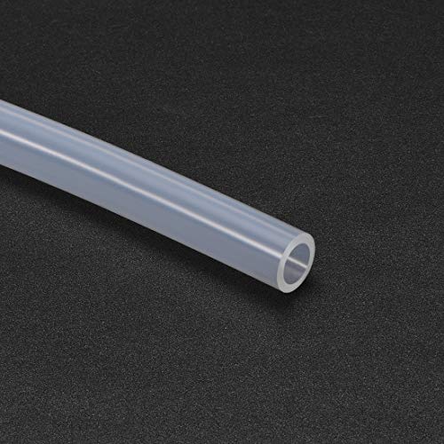 uxcell Silicone Tubing 5/16"(8mm) ID x 1/2"(12mm) OD 6.6ft(2m) Silicone Rubber Tube Air Hose Pipe for Pump Transfer Clear - size: 8mm x 12mm