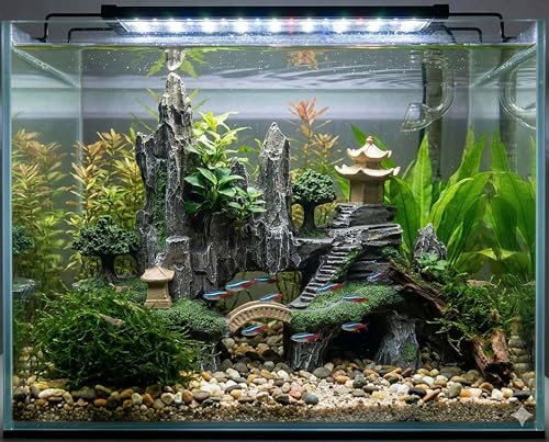 Large Aquarium Ornament Decorations Fish Tank Landscape (Mountain Cave)
