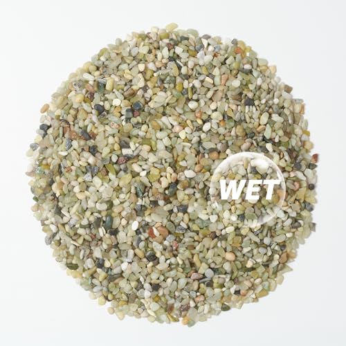 10lbs Natural Gravel Pebbles for Succulents and Cacti, 1/5 Inch Decorative River Stones – Perfect for Vases, Aquariums, Terrariums, and Outdoor Gardening, Mixed Colors (Jade, 10 Pounds) - color: Jade, size: 10 Pounds