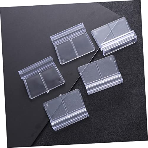SUPVOX 12Pcs Acrylic Fish Tank Cover Support Bracket Durable Aquarium Rack for Secure Fish Tank Cover Frame Essential Aquarium Accessories