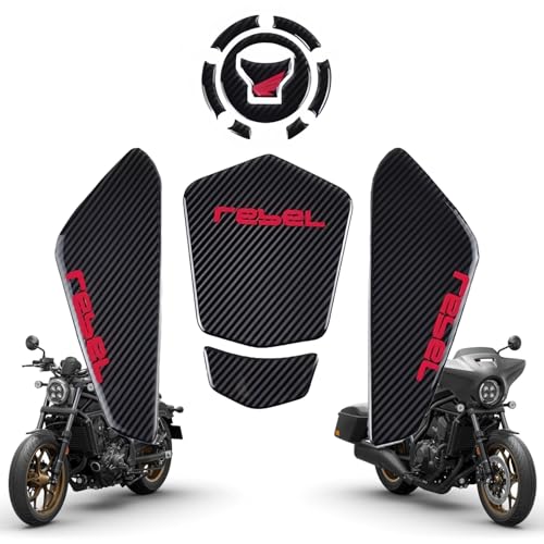 Tank Pad Sticker For Rebel1100 Thermal Insulation, Damage Prevention, Coating Protection,The Fuel Tank Pad, Rebel1100 Accessories (Red A) - color: Red A