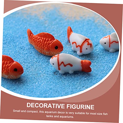 Cabilock 15pcs Miniature Aquarium Ornaments Realistic Resin Flowerpot Decor for Boys and Girls and Fish Tank Decoration Adorable Fish Figurines for Home and Garden Use
