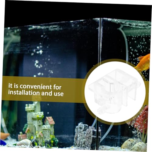 Aquarium Water Pipe Holder Clip Heavy Duty Hose Fixing Bracket for Fish Tank Adjustable Mounting Clip for Dosing Pump and Water Hose Sturdy Plastic Clamp