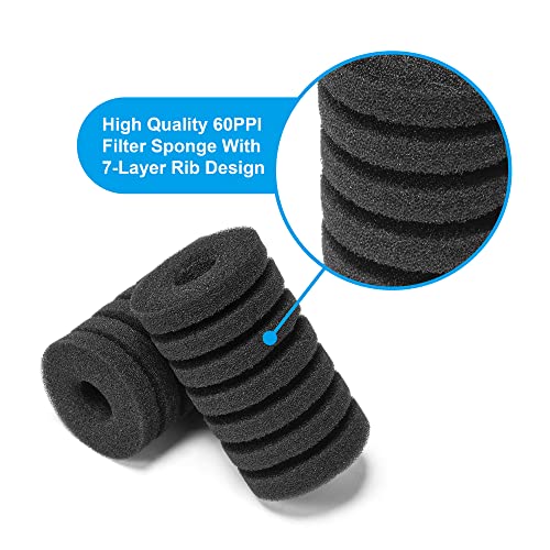 DaToo Aquarium Pre-Filter Sponge Replacement Fish Tank Filter Media for Aquarium Sponge Filter DT-200A