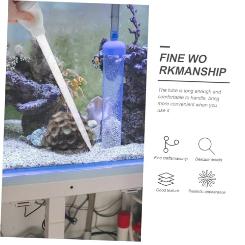 Mini Straws Aquarium Water Changer Fish Tank Vacuum Cleaner Change Tool