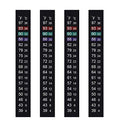 Aquarium Thermometer Strips, Adhesive Kombucha Beer Brewing Temperature Strip, Stick On Strip Thermometer Sticker for Fish Tank/Fermentation Jar (39 to 97℉/4 to 36℃) Terrarium Water Temperature Test
