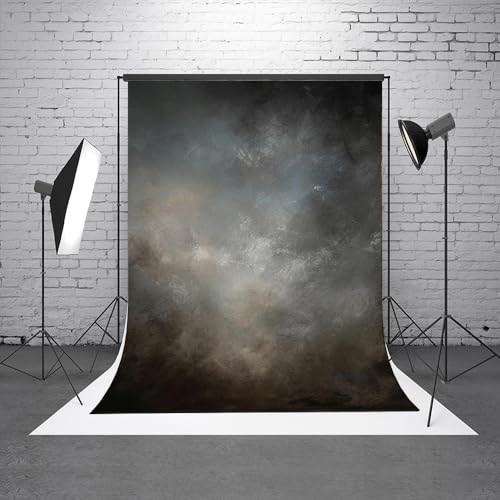 5x7ft Fabric Abstract Backdrop for Photography Vintage Portrait Old Master Background for Studio Prop - color: LM-06100, size: 5x7ft