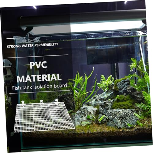 GALPADA 1set Aquarium Divider Isolation Board for Fish Tanks High-Transparency Separation Panel Cups for Fish Separation and Breeding