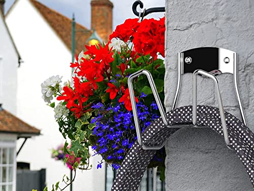 JBscoop Garden Hose Holder - 2 Sets Wall Mount for Water Hose and Extension Cords