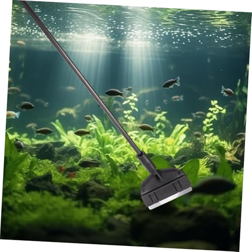 Toddmomy 1 Set Aquarium Tool Scraper Brush for Fish Tank Maintenance Ergonomic Handle Efficient for Home Aquariums and Aquascaping Supplies