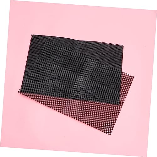 Veemoon 5pcs Plastic Mesh Grid for Fish Tanks Flexible and Cuttable Black Mesh for Crafting Aquarium Dividers and Breeding