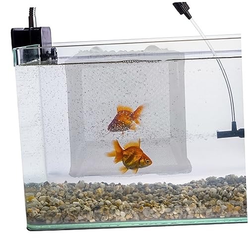 Garneck 2pcs Fish Breeding Incubator Mesh Type Net for Fish Tank Hatchery Isolation Increases Juvenile Survival Rate Suitable for Aquariums