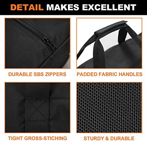 COOLBEBE 42" Sports Duffle Bag - 150L Extra Large Travel Duffel Luggage Bag with Upgrade Zipper, Sturdy & Water Resistant, Black - size: 42" x 15" x 15"