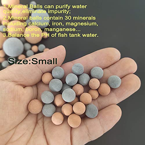 MEIMEI Ceramic Biological Media for Aquarium Decor - Porous Ornament for Betta Fish Tanks