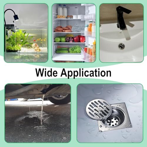 ecocstm Auto Sunroof Drain Cleaning Tool, 120 Inch Flexible Drain Brush, Sunroof Drain Cleaner with Pipe Cleaning Brush, Syringe Hose and Crevice Brush, Cleaning Tool for Drains, Sewers, Windshields - size: 120 Inch sets