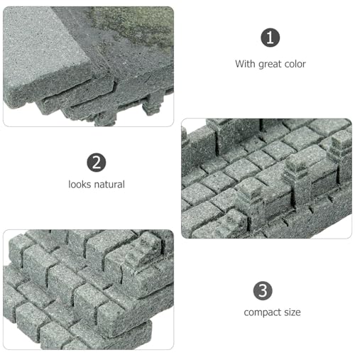 balacoo Miniature Arch Bridge Model Artificial Landscape Decor for Fish Tank Garden Unique Sandstone Design for Gardens Lawn Decoration and Aquatic Settings