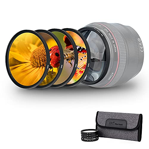 Canon Macro Close-Up Filter Set (+2 +4 +8 +10) for EOS R/RP/R6 with RF 24-105mm & 90D/80D with EF-S 18-135mm - size: 67mm