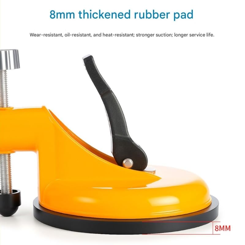 Adjustable Height Setter, Professional Countertop Leveling Tool with Vacuum Rubber Clamps, Floor Gap Fixer for Laminate, Wood, Tile, Vinyl Floor Gap Repair Tool, Seamless Tile and Slab Installation